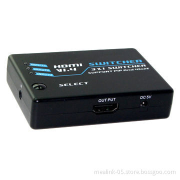 3x1 4K*2K HDMI Switcher Support 3DNew